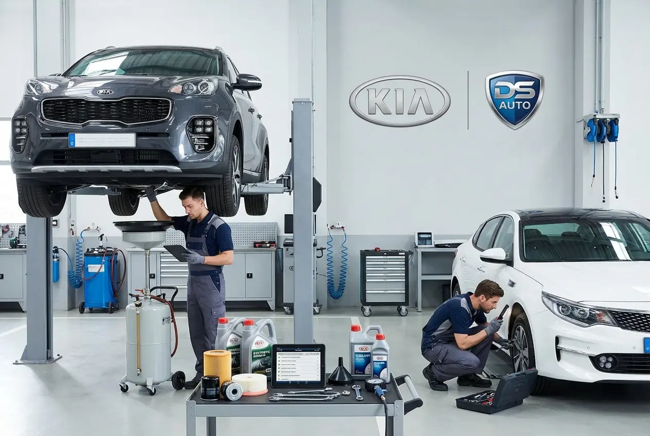 Обслуживание автомобилей KIA на станции техобслуживания «DS Auto» в Жуковском
